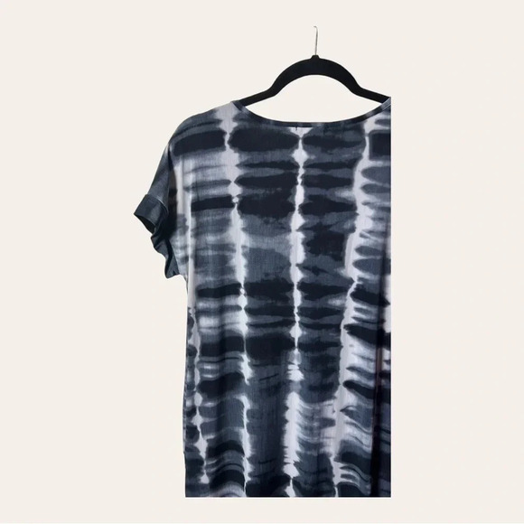 0441W. HEIMISH USA TIEDYE MAXI LENGTH DRESS SIZE SMALL ROUND BOTTOM WITH SLITS - Picture 12 of 12